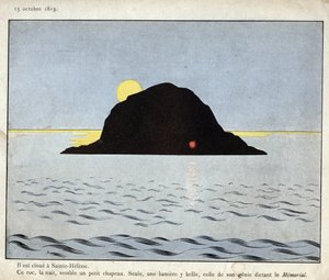 Napoleon exiled on St Helena by pseudonym for Onfray de Breville Jacques Job