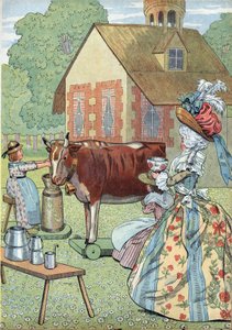 Scene of the History of France in Toys: Marie Antoinette