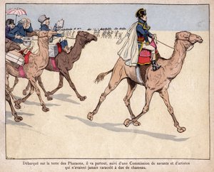 Napoleon in Egypt - Lithograph by Job