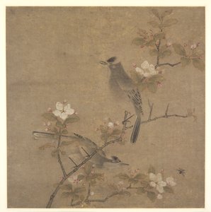 Flowers and Birds by style of Qian Xuan