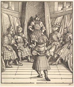 Illustration from The White King by the Elder Hans Burgkmair