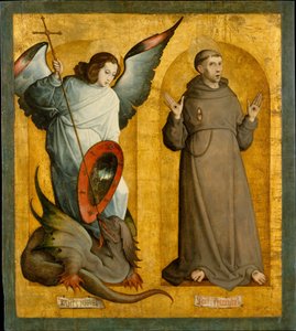 Saints Michael and Francis by the Elder Juan de Flandes