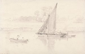 The Thames at Kew, February 9, 1806 by unknown artist
formerly John Constable