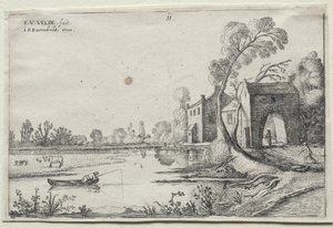 Landscape with a River and a Gatehouse