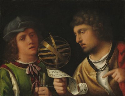Giovanni Borgherini and His Tutor by (1476/8-1510) Giorgione