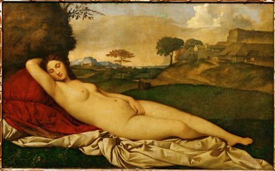 Sleeping Venus by (1476/8-1510) Giorgione