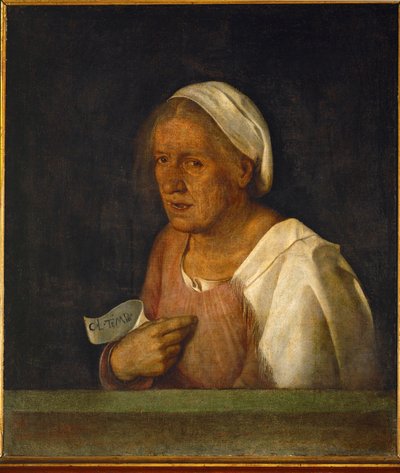 The old woman by (1476/8-1510) Giorgione