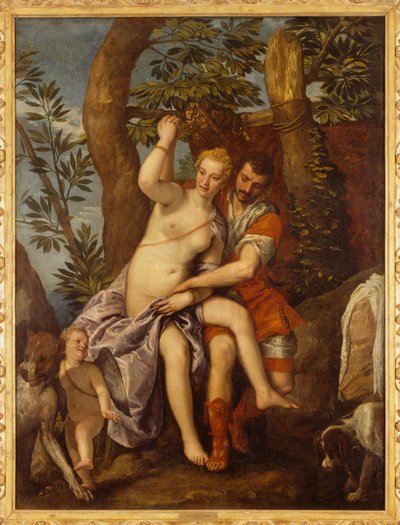 Venus and Adonis by (1528-88) (and studio) Veronese