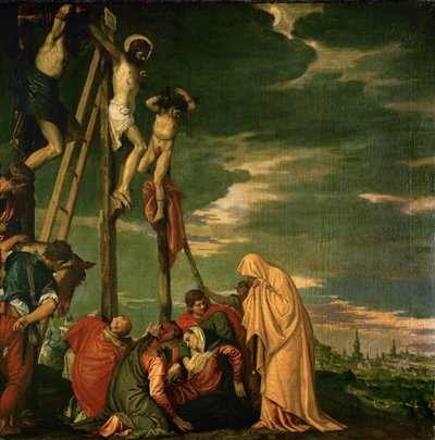 Christ on Mount Calvary by (1528-88) Veronese