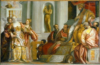 Esther before King Ahasuerus by (1528-88) Veronese