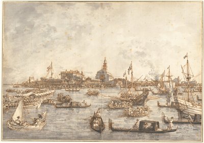 Ascension Day Festival at Venice by (1697-1768) Canaletto