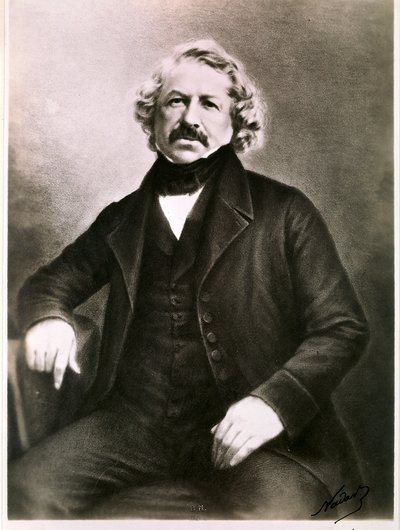 Portrait of Louis Jacques Mandé Daguerre by (1820-1910) Nadar