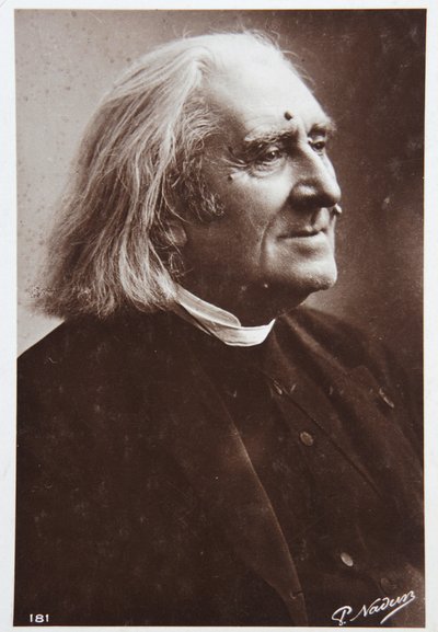 Music. The Hungarian Composer Franz Liszt by (1820-1910) Nadar