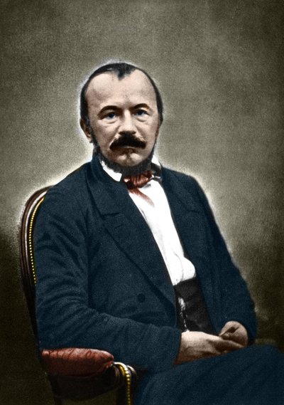 Portrait of Gerard de Nerval, French Writer by Nadar