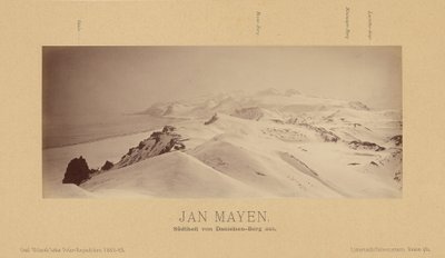 Jan Mayen, Southern Part from Danielsen-Berg by (Linienschiffs Lieutenant) Richard Basso