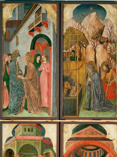 12 scenes from the life of the Virgin by (active c.1463-c.1490) Master of Wilten