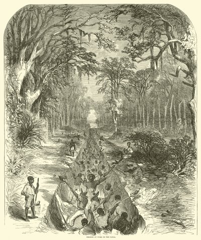 Negroes at Work on the Canal, March 1863 by (after) American School