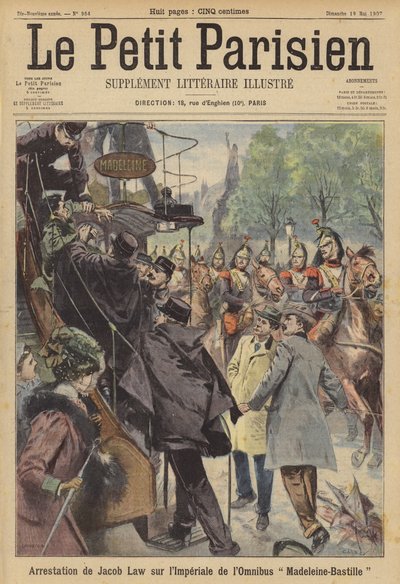 Arrest of a Man on Board a Paris Bus After He Fired Shots at a Passing Troop of Cavalry by (after) Carrey