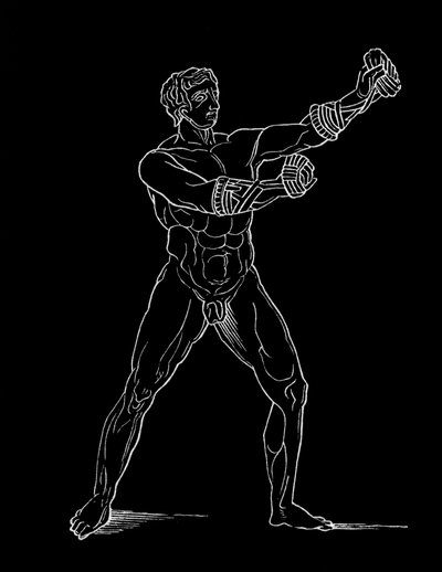 Boxer, illustration for 