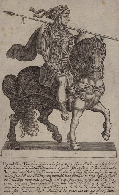 David, King of Israel by (after) English School