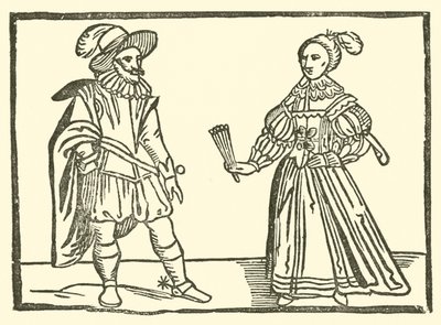 Illustration for The Roxburghe Ballads (woodcut) by (after) English School