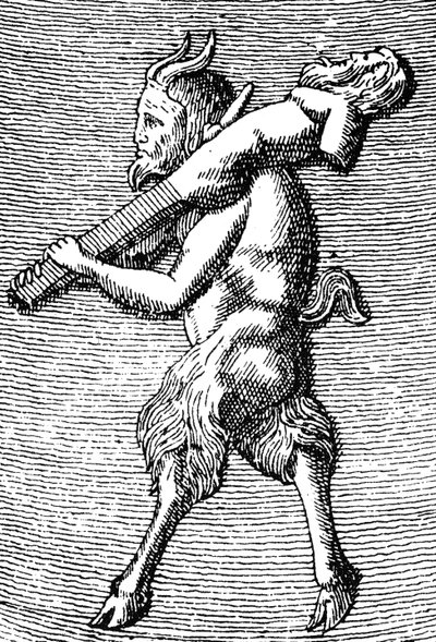 Satyr carrying a herm (detail) by (after) English School