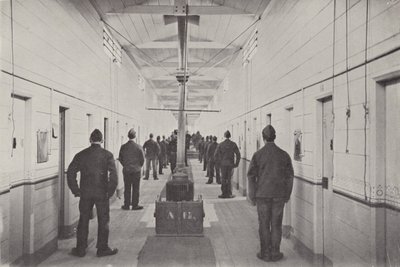 A Muster of Hooligans, Borstal Prison by (after) English photographer