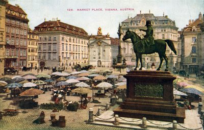Market Place, Vienna, Austria by (after) English photographer
