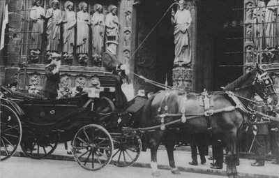 Alphonse XIII at Notre-Dame by (after) French Photographer