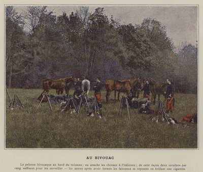 At the Bivouac by (after) French Photographer