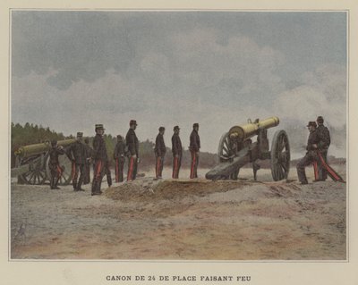 24-Pounder Cannon Firing by (after) French Photographer
