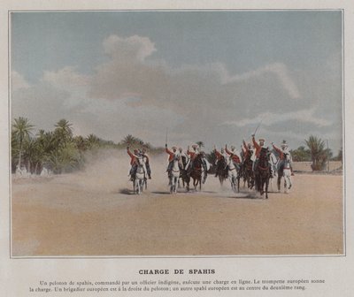 Charge of the Spahis by (after) French Photographer