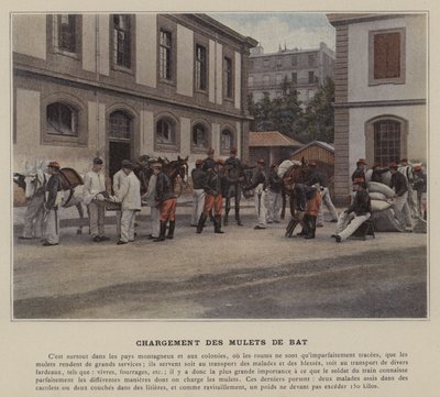 Loading Pack Mules by (after) French Photographer