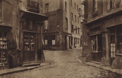 Corner of Fromentel, Saint-Hilaire, Jean-de-Beauvais streets and Charretiere impasse in 1866 by (after) French Photographer