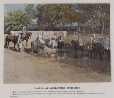 Dairos or Indigenous Gendarmes by (after) French Photographer