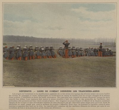 Defensive, Line of Combat Behind the Trenches by (after) French Photographer