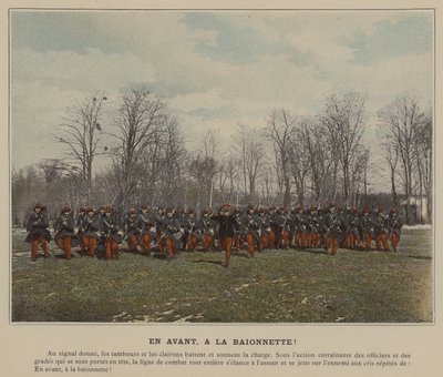 Forward, with the Bayonet! by (after) French Photographer
