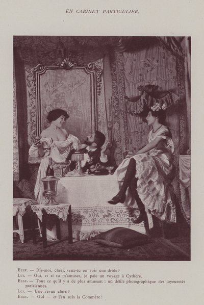 In Private Room by (after) French Photographer
