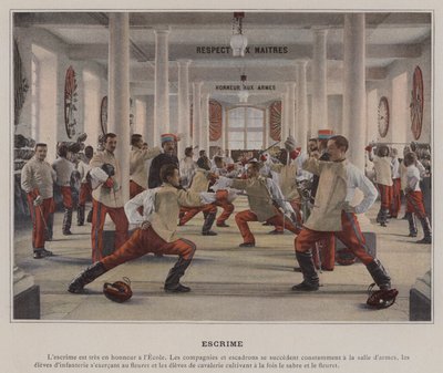 Fencing by (after) French Photographer
