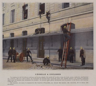 The Sliding Ladder by (after) French Photographer