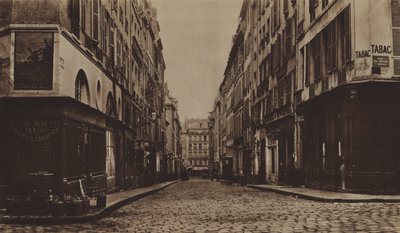 Rue des Moulins towards 1866, demolished for the opening of Avenue de l