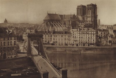 The Pont Louis-Philippe towards the Cite by (after) French Photographer