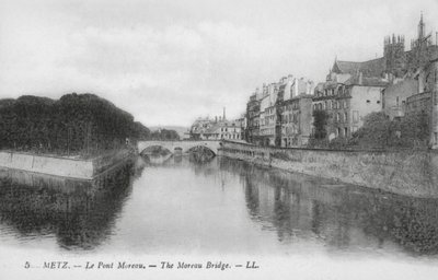 Metz: Le Pont Moreau by (after) French Photographer