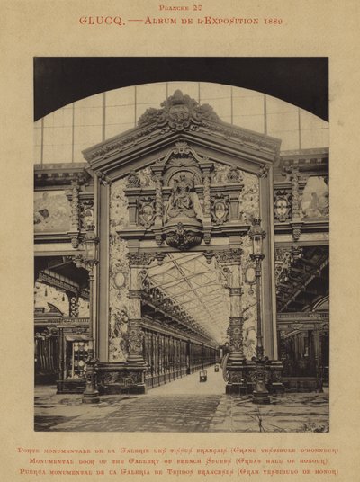 Monumental Door of the Gallery of French Stuffs, Great Hall of Honour by (after) French Photographer