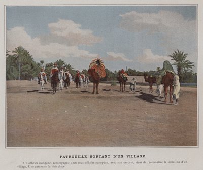 Patrol Leaving a Village by (after) French Photographer