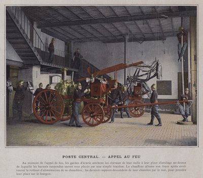 Central Post, Fire Call by (after) French Photographer