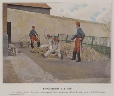 Prisoners at Biribi by (after) French Photographer