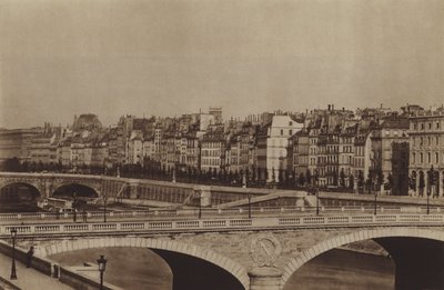 Megisserie Quay Around 1860, Chatelet Theatre Already Built by (after) French Photographer