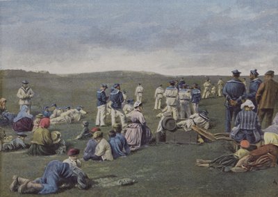 Rest on the Maneuvering Ground by (after) French Photographer