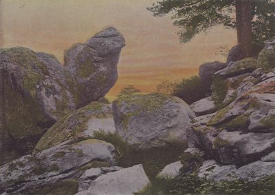 Rocks of Mount Ussy by (after) French Photographer